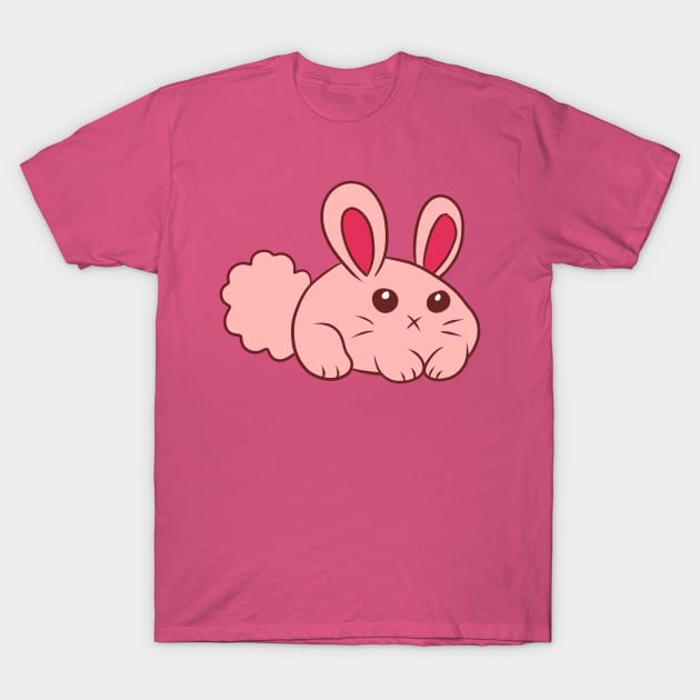 Cute Round Bunny T-Shirt by saradaboru